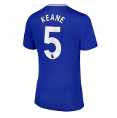 Billige Everton Michael Keane #5 Hjemmebanetrøje Dame 2024-25 Kort ærmer