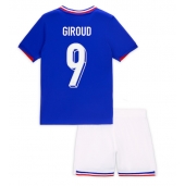 Billige Frankrig Olivier Giroud #9 Hjemmebanetrøje Børn EM 2024 Kort ærmer (+ bukser)