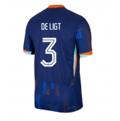 Billige Holland Matthijs de Ligt #3 Udebanetrøje EM 2024 Kort ærmer