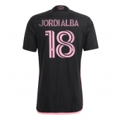 Billige Inter Miami Jordi Alba #18 Udebanetrøje 2024-25 Kort ærmer