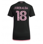 Billige Inter Miami Jordi Alba #18 Udebanetrøje Dame 2024-25 Kort ærmer