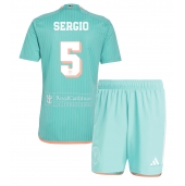 Billige Inter Miami Sergio Busquets #5 Tredje trøje Børn 2024-25 Kort ærmer (+ bukser)