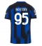 Billige Inter Milan Alessandro Bastoni #95 Hjemmebanetrøje 2023-24 Kort ærmer