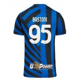 Billige Inter Milan Alessandro Bastoni #95 Hjemmebanetrøje 2024-25 Kort ærmer