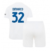 Billige Inter Milan Federico Dimarco #32 Udebanetrøje Børn 2023-24 Kort ærmer (+ bukser)