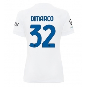 Billige Inter Milan Federico Dimarco #32 Udebanetrøje Dame 2023-24 Kort ærmer