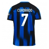 Billige Inter Milan Juan Cuadrado #7 Hjemmebanetrøje 2023-24 Kort ærmer