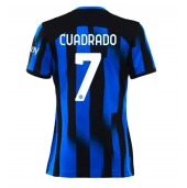 Billige Inter Milan Juan Cuadrado #7 Hjemmebanetrøje Dame 2023-24 Kort ærmer