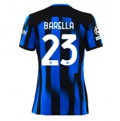 Billige Inter Milan Nicolo Barella #23 Hjemmebanetrøje Dame 2023-24 Kort ærmer