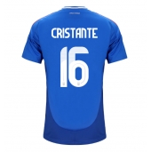 Billige Italien Bryan Cristante #16 Hjemmebanetrøje EM 2024 Kort ærmer