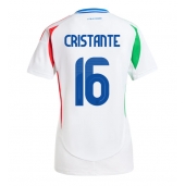 Billige Italien Bryan Cristante #16 Udebanetrøje Dame EM 2024 Kort ærmer