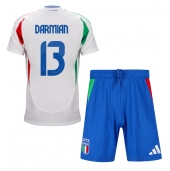 Billige Italien Matteo Darmian #13 Udebanetrøje Børn EM 2024 Kort ærmer (+ bukser)