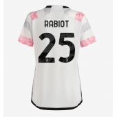 Billige Juventus Adrien Rabiot #25 Udebanetrøje Dame 2023-24 Kort ærmer