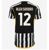 Billige Juventus Alex Sandro #12 Hjemmebanetrøje Dame 2023-24 Kort ærmer