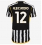 Billige Juventus Alex Sandro #12 Hjemmebanetrøje Dame 2023-24 Kort ærmer