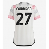 Billige Juventus Andrea Cambiaso #27 Udebanetrøje Dame 2023-24 Kort ærmer