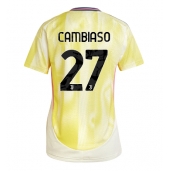 Billige Juventus Andrea Cambiaso #27 Udebanetrøje Dame 2024-25 Kort ærmer