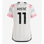 Billige Juventus Filip Kostic #11 Udebanetrøje Dame 2023-24 Kort ærmer