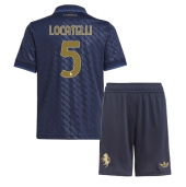 Billige Juventus Manuel Locatelli #5 Tredje trøje Børn 2024-25 Kort ærmer (+ bukser)