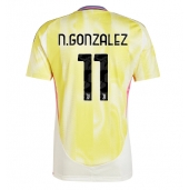 Billige Juventus Nicolas Gonzalez #11 Udebanetrøje 2024-25 Kort ærmer