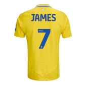 Billige Leeds United Daniel James #7 Udebanetrøje 2024-25 Kort ærmer