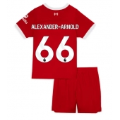 Billige Liverpool Alexander-Arnold #66 Hjemmebanetrøje Børn 2023-24 Kort ærmer (+ bukser)