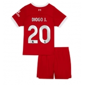 Billige Liverpool Diogo Jota #20 Hjemmebanetrøje Børn 2023-24 Kort ærmer (+ bukser)