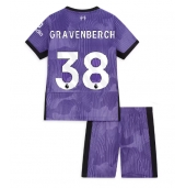 Billige Liverpool Ryan Gravenberch #38 Tredje trøje Børn 2023-24 Kort ærmer (+ bukser)