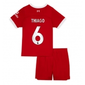 Billige Liverpool Thiago Alcantara #6 Hjemmebanetrøje Børn 2023-24 Kort ærmer (+ bukser)