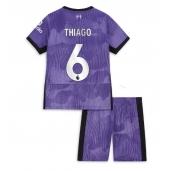 Billige Liverpool Thiago Alcantara #6 Tredje trøje Børn 2023-24 Kort ærmer (+ bukser)