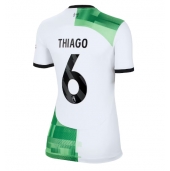 Billige Liverpool Thiago Alcantara #6 Udebanetrøje Dame 2023-24 Kort ærmer