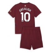 Billige Manchester City Jack Grealish #10 Tredje trøje Børn 2024-25 Kort ærmer (+ bukser)