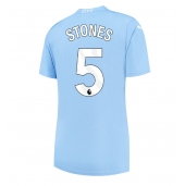 Billige Manchester City John Stones #5 Hjemmebanetrøje Dame 2023-24 Kort ærmer