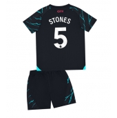 Billige Manchester City John Stones #5 Tredje trøje Børn 2023-24 Kort ærmer (+ bukser)