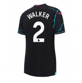 Billige Manchester City Kyle Walker #2 Tredje trøje Dame 2023-24 Kort ærmer