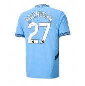 Billige Manchester City Matheus Nunes #27 Hjemmebanetrøje 2024-25 Kort ærmer