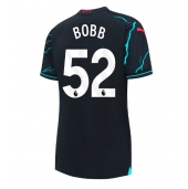 Billige Manchester City Oscar Bobb #52 Tredje trøje Dame 2023-24 Kort ærmer