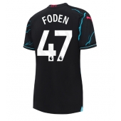 Billige Manchester City Phil Foden #47 Tredje trøje Dame 2023-24 Kort ærmer