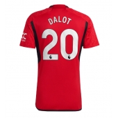 Billige Manchester United Diogo Dalot #20 Hjemmebanetrøje 2023-24 Kort ærmer