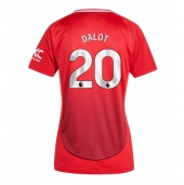 Billige Manchester United Diogo Dalot #20 Hjemmebanetrøje Dame 2024-25 Kort ærmer