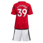 Billige Manchester United Scott McTominay #39 Hjemmebanetrøje Børn 2023-24 Kort ærmer (+ bukser)