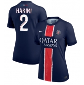 Billige Paris Saint-Germain Achraf Hakimi #2 Hjemmebanetrøje Dame 2024-25 Kort ærmer