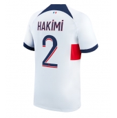 Billige Paris Saint-Germain Achraf Hakimi #2 Udebanetrøje 2023-24 Kort ærmer