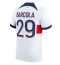 Billige Paris Saint-Germain Bradley Barcola #29 Udebanetrøje 2023-24 Kort ærmer