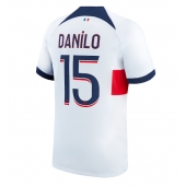 Billige Paris Saint-Germain Danilo Pereira #15 Udebanetrøje 2023-24 Kort ærmer