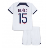 Billige Paris Saint-Germain Danilo Pereira #15 Udebanetrøje Børn 2023-24 Kort ærmer (+ bukser)