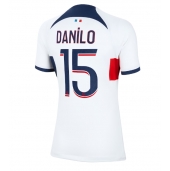 Billige Paris Saint-Germain Danilo Pereira #15 Udebanetrøje Dame 2023-24 Kort ærmer