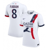 Billige Paris Saint-Germain Fabian Ruiz #8 Udebanetrøje Dame 2024-25 Kort ærmer