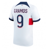 Billige Paris Saint-Germain Goncalo Ramos #9 Udebanetrøje 2023-24 Kort ærmer