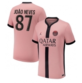 Billige Paris Saint-Germain Joao Neves #87 Tredje trøje 2024-25 Kort ærmer